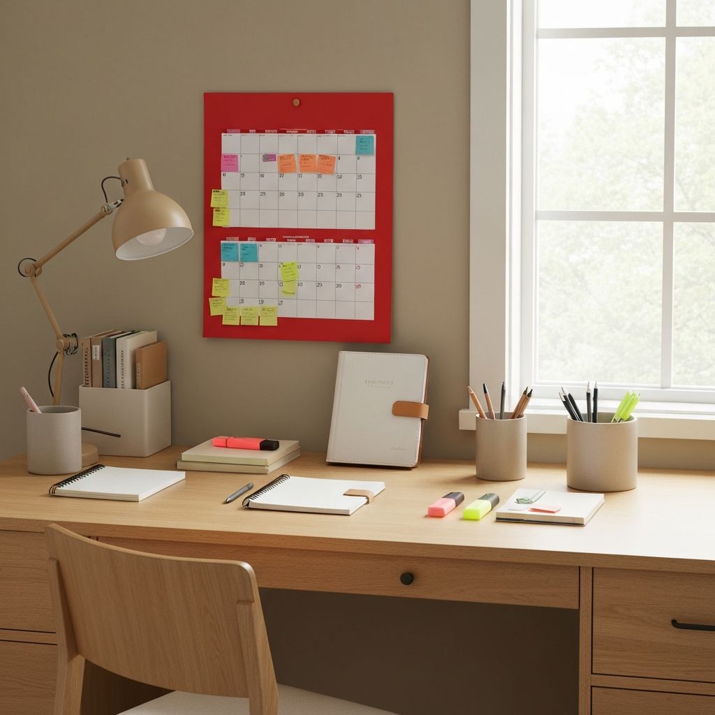 Veckoplanering med almanacka